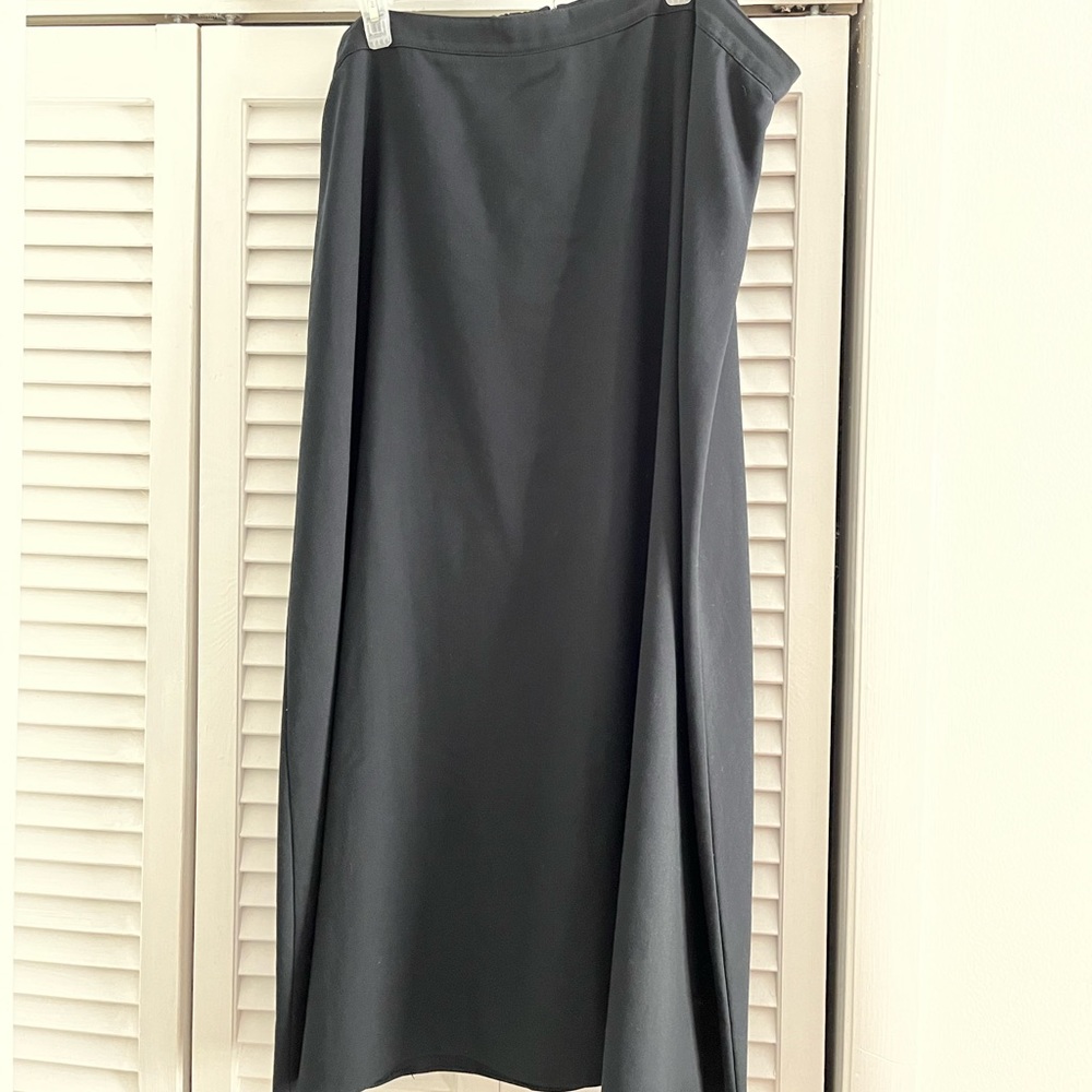 Black maxi skirt